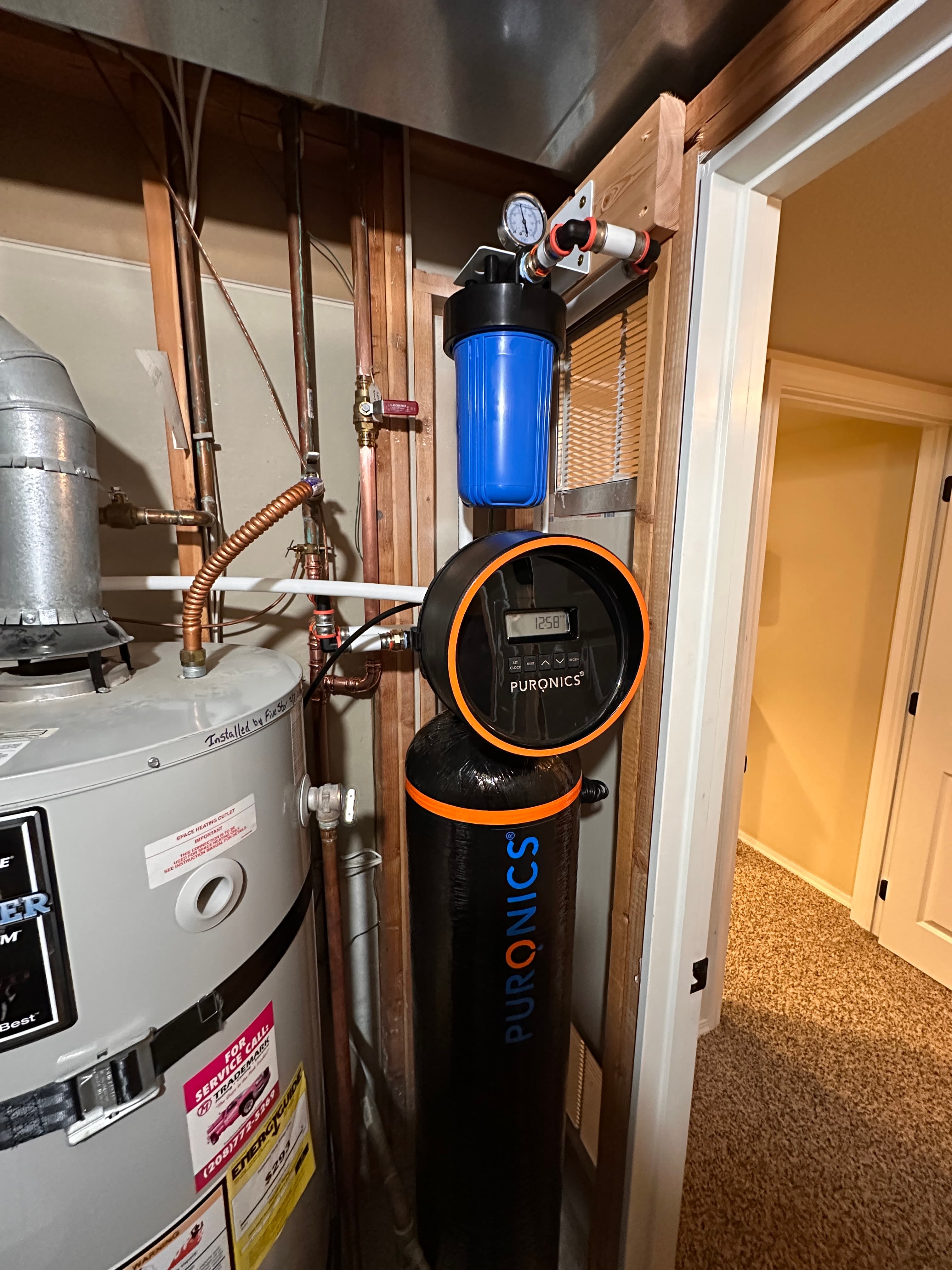 Tempe outskirts well-water: rotten-egg smell and orange toilets